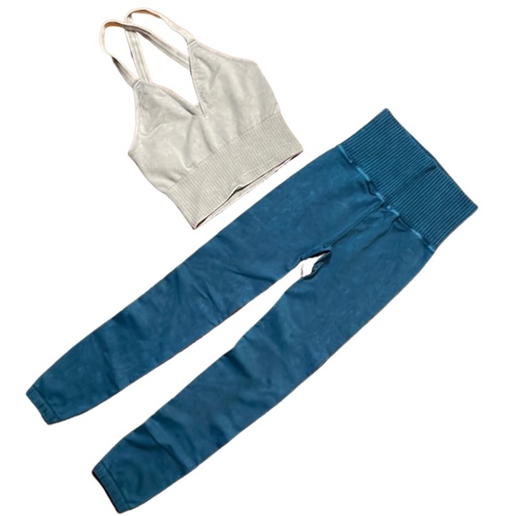 Free People Movement Good Karma High-Waist Leggings and Crop Top size XS/S NEW - Picture 2 of 9